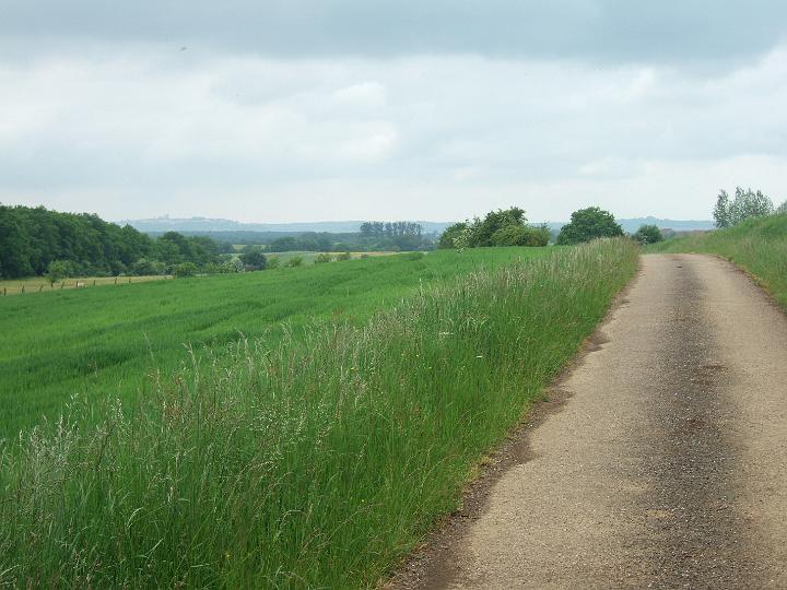 2008-05- (587).JPG - Und wieder mal schon von weitem das Ziel in Sicht: Langres